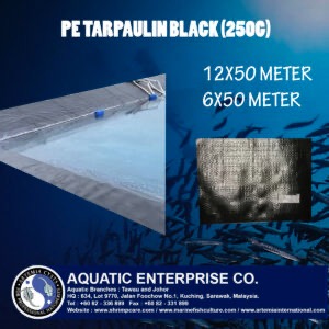TARPAULIN BLACK (250G)