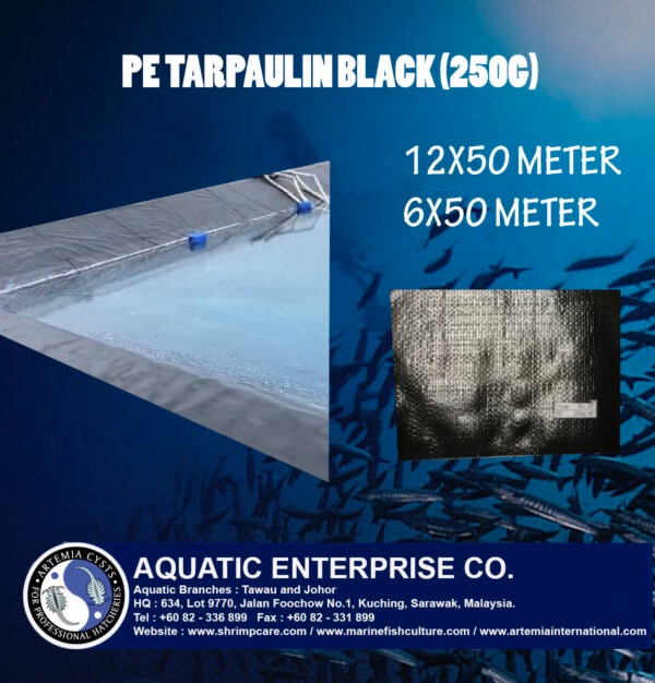 TARPAULIN BLACK (250G)