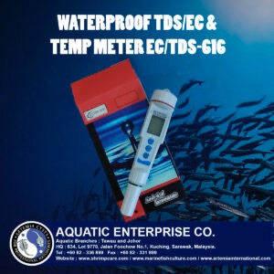 WATERPROOF TDS/EC & TEMP METER EC/TDS-616